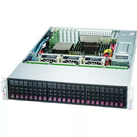 Supermicro SC216BAC-R920LP 2U 2xPWS-920P-SQ 24x 2.5" hot-swap 7xLP