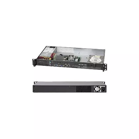 Supermicro SC503L-200B 1U PWS-201-1H 1x 3.5" int. ou 2x2.5" opt° 1xFH