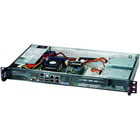 Supermicro SC505-203B 1U PWS-203-1H 1x 3.5" int. ou 2x2.5" opt° 1FH