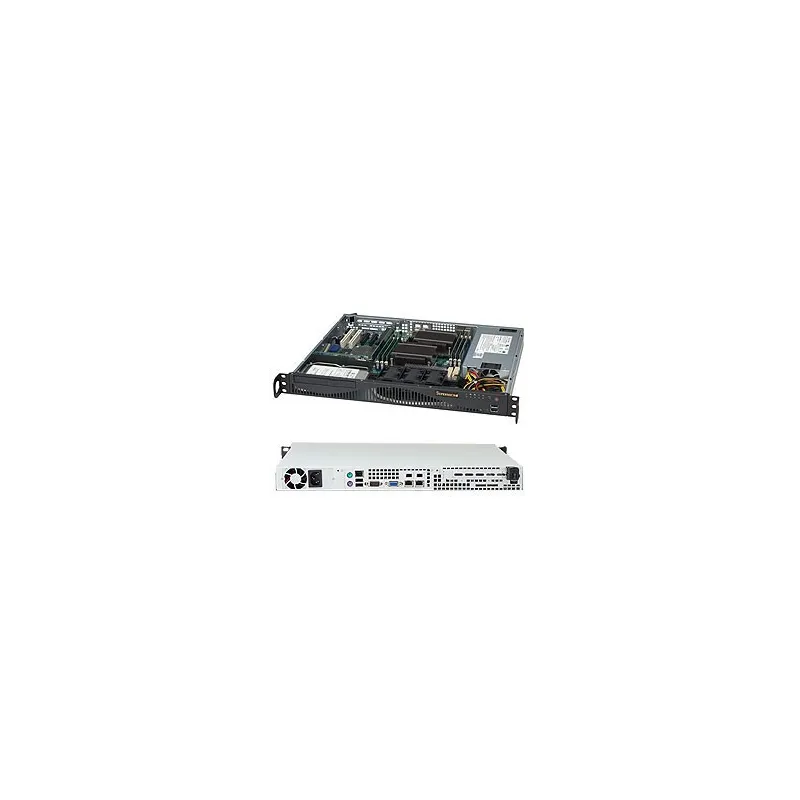 Supermicro SC512F-350B1 1U PWS-351-1H 2x 3.5" int. 1xFH