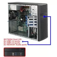 Supermicro Tour SC732D4-668B  - PWS-668-PQ  4x 3.5"