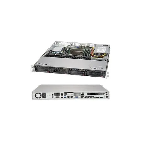 Supermicro CSE-813MFTQC-350CB2 1U PWS-350-1H 4x 3.5" hot-swap 1xFH