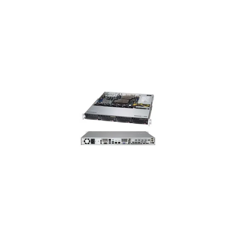 CSE-813MFTQC-505CB Supermicro Black SC813MFTQ Chassis w- 500W and SAS3 backplane-RoHS-REAC