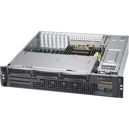 Supermicro CSE-825MBTQC-R802LP 2U 2xPWS-802A-1R 3x 3.5'' 7LP