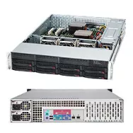 Supermicro 2U SC825TQC-R802LPB PWS-802A-1R 8x 3.5"hot-swap 7xLP