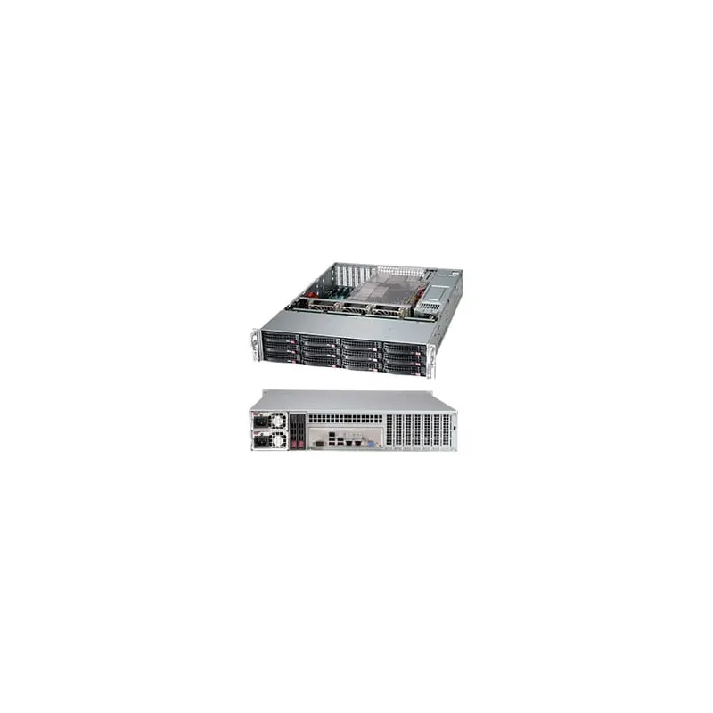 Châssis 2U SC826BA-R920LPB - PWS-920P-SQ -12x Hot-swap 3.5" SATA/SAS