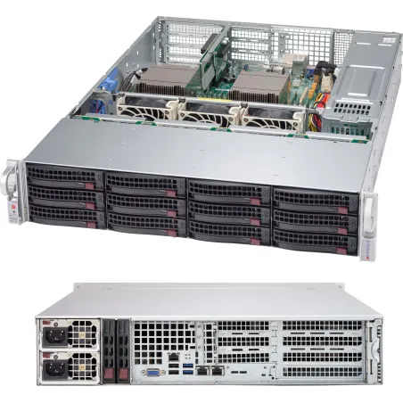  Supermicro CSE-826BAC4-R1K23WB Châssis Supermicro CSE-826BAC4-R1K23WB 1 202,35 $