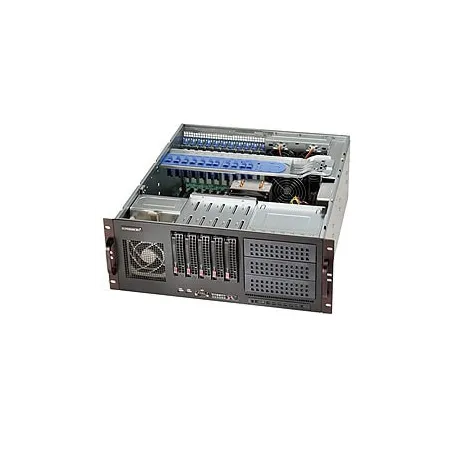 Supermicro 4U SC842XTQ-R606B 2xPWS-606P-1R 5x 3.5" hot-swap 7xFF 4xFH