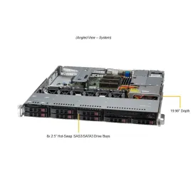  Supermicro SYS-110T-M Supermicro SYS-110T-M - MBD-X12STH-SYS - CSE-113MFTS-407RCBP-1P 1 261,76 $