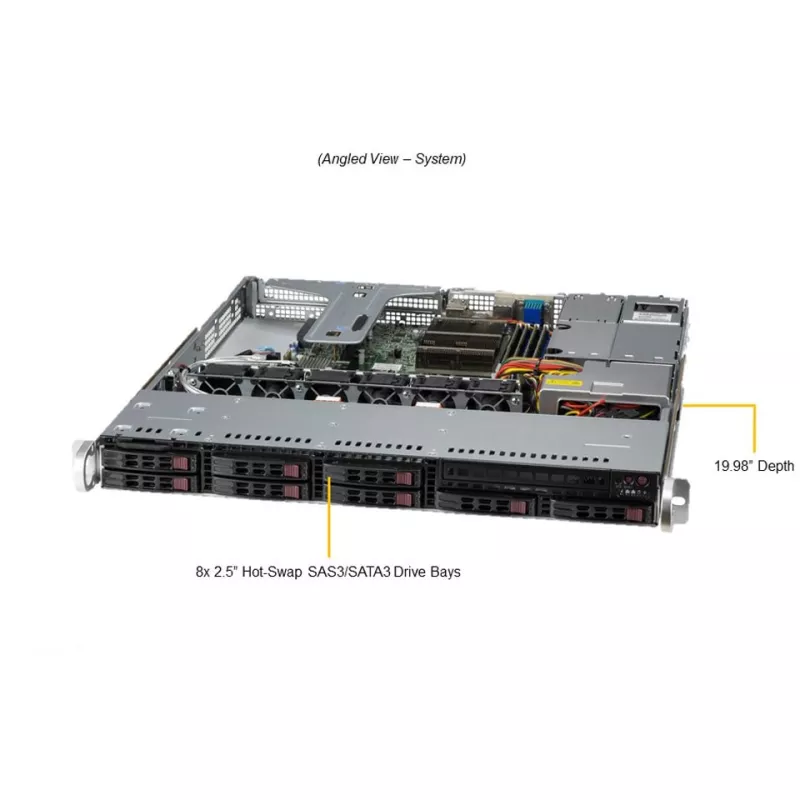 Supermicro SYS-110T-M - MBD-X12STH-SYS - CSE-113MFTS-407RCBP-1P