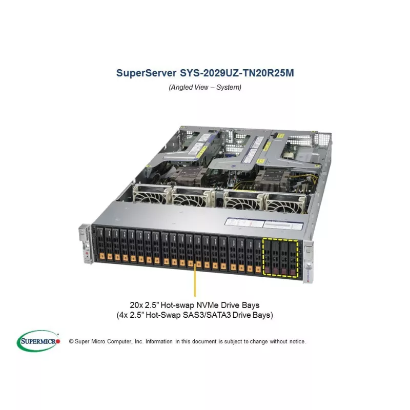 SYS-2029UZ-TN20R25M Supermicro