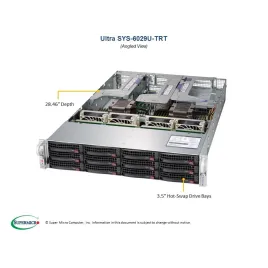  Supermicro SYS-6029U-TRT Supermicro SYS-6029U-TRT 2U (CSE-829U2AC4-R1K02-T X11DPU 2 475,65 $