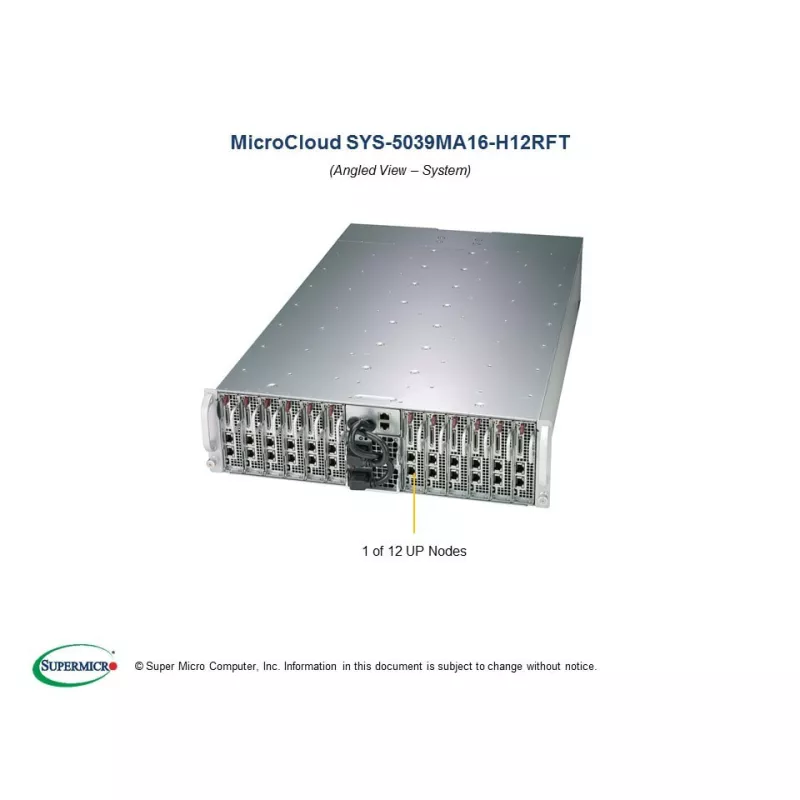 SYS-5039MA16-H12RFT Supermicro