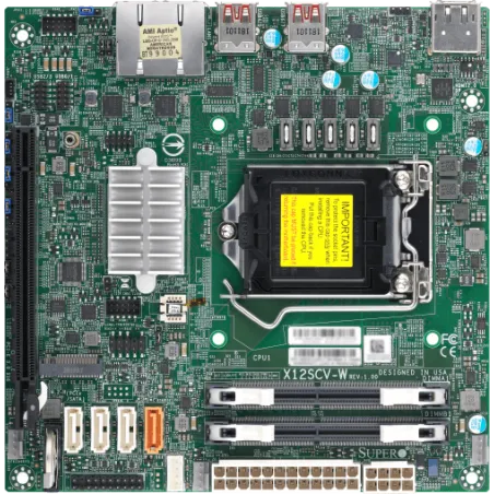  Supermicro MBD-X12SCV-W-O Carte mère Supermicro X12SCV-W-O 309,41 $