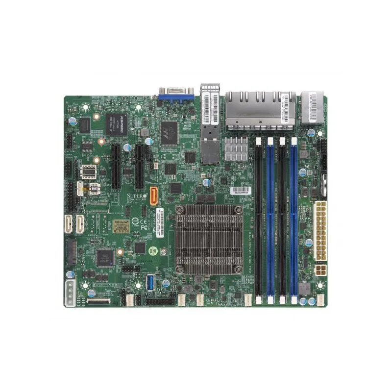 Supermicro A2SDV-4C-LN10PF fATX Atom C3558 4xDDR4 SATA 8xLAN 1G 1x10G