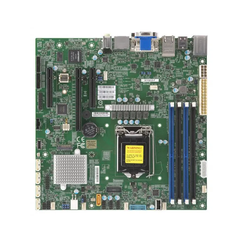 Supermicro X11SCZ-F uATX S1151 4xDDR4 UDIMM SATA M2 2xLAN 1GB