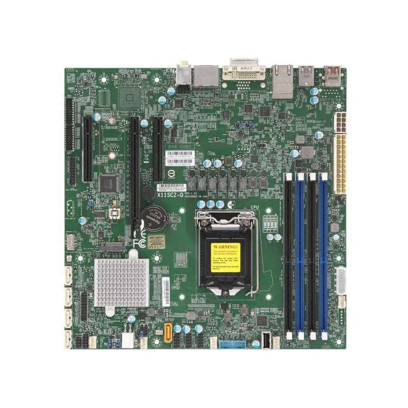 Supermicro X11SCZ-Q uATX S1151 4xDDR4 UDIMM SATA M2 2xLAN 1GB