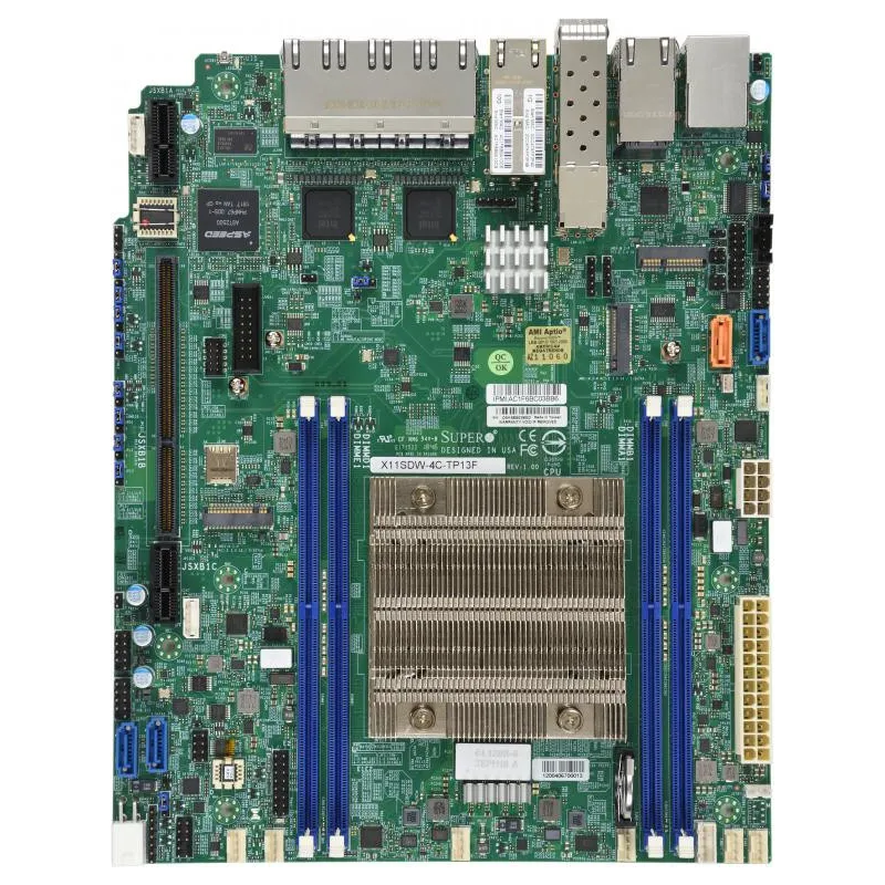 MBD-X11SDW-4C-TP13F-O Supermicro X11SDW-4C-TP13F-Intel SKL Xeon D Soc-4xDDR4 2400MHz 512G