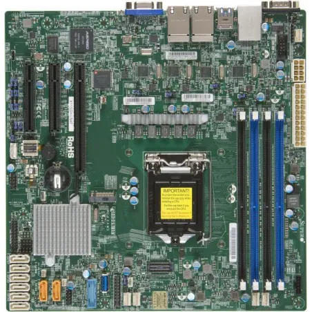 Supermicro X11SSH-LN4F µATX S1151 4xDDR4 UDIMM SATA M2 4xLAN 1GB