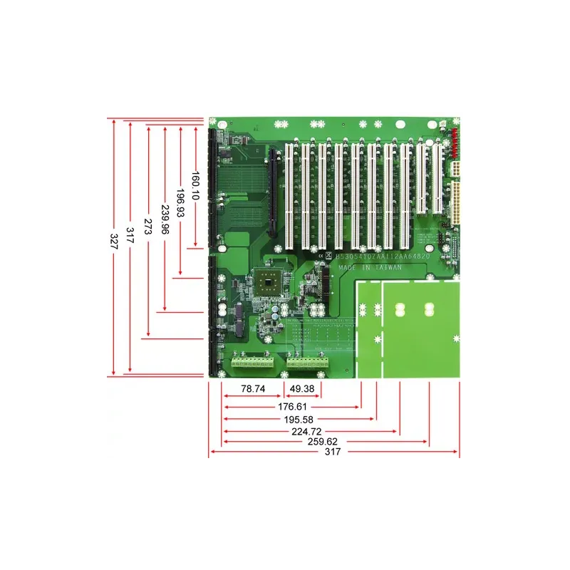 PBPE-12AA64 PICMG 1.3 backplane with PCI-E x16