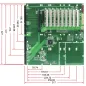 PBPE-12A9 12-slot [PCI-E x16 (1), PCI-E x8 (1, x4 signal), PCI (9)] PICMG 1.3 Industrial Backplane