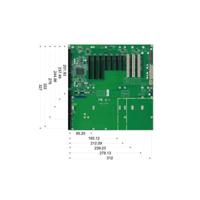 PBPE-11A3 SBC Backplane PCIe Gen 3 SATA