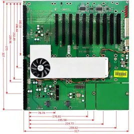 PBPE-11A-MT 10-slot [PCIe x16 (10, x16 Signal)]