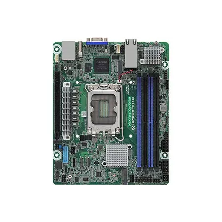 W680D4ID-2T/G5/X550 Deep mini-ITX pports 12th & 13th Gen Intel® Core