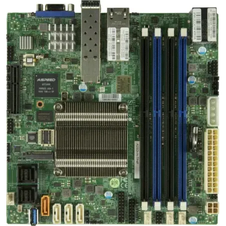 Supermicro MBD-A2SDI-H-TP4F Supermicro A2SDi-H-TP4F C3958 4xDDR4 4xLAN10G (2xSFP+ 2xRJ45) 1 084,47 $