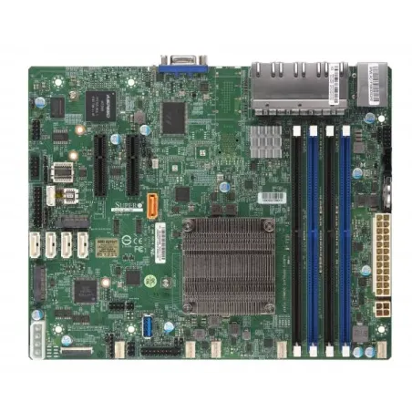 Supermicro A2SDV-8C-LN8F fATX Atom C3758 4xDDR4 SATA 8xLAN 1GB