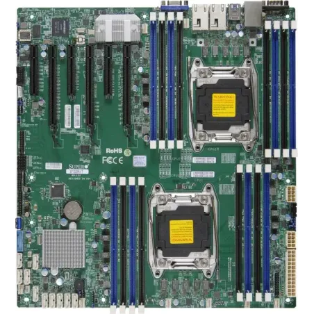 Supermicro MBD-X10DRI Carte mère X10DRi - E-ATX S2011 - C612 - 16x DDR4 - 2x LAN - VGA 503,41 $