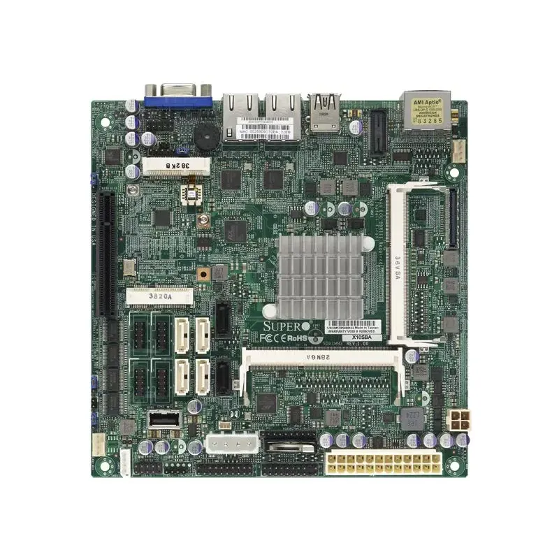 Supermicro X10SBA mITX Celeron J1900 2xDDR3 SODIMM SATA 2xLAN 1GB