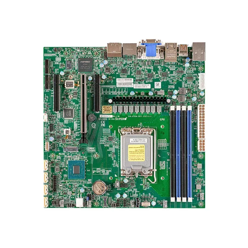 MBD-X13SAZ-F-B Supermicro X13SAZ-F-Micro ATX-Alder Lake-S-R680E-LGA1700-1 PCIe 5.0