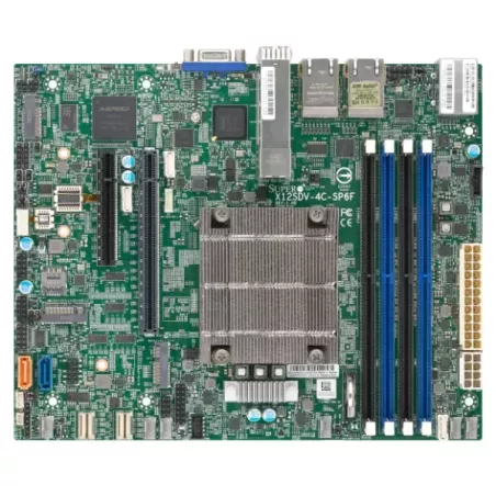 MBD-X12SDV-8C-SP6F-B Supermicro Embedded FlexATX- Xeon ICX-D- Dual 25GSFP28-Quad1GbE-IPM