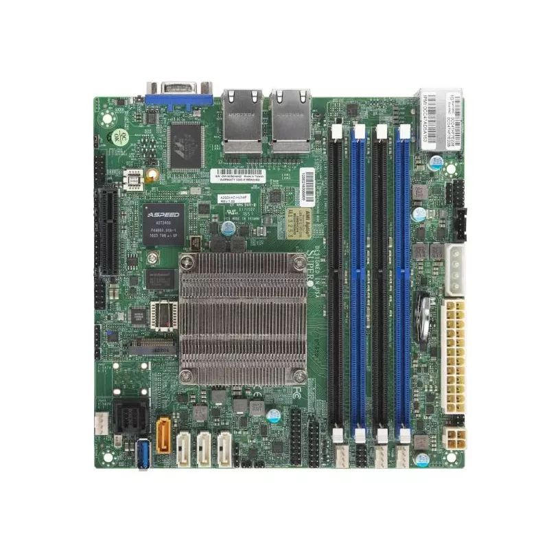 MBD-A2SDI-4C-HLN4F-B Supermicro A2SDi-4C-HLN4F-Embedded Denverton mITX-4 Core-Quad 1GbE