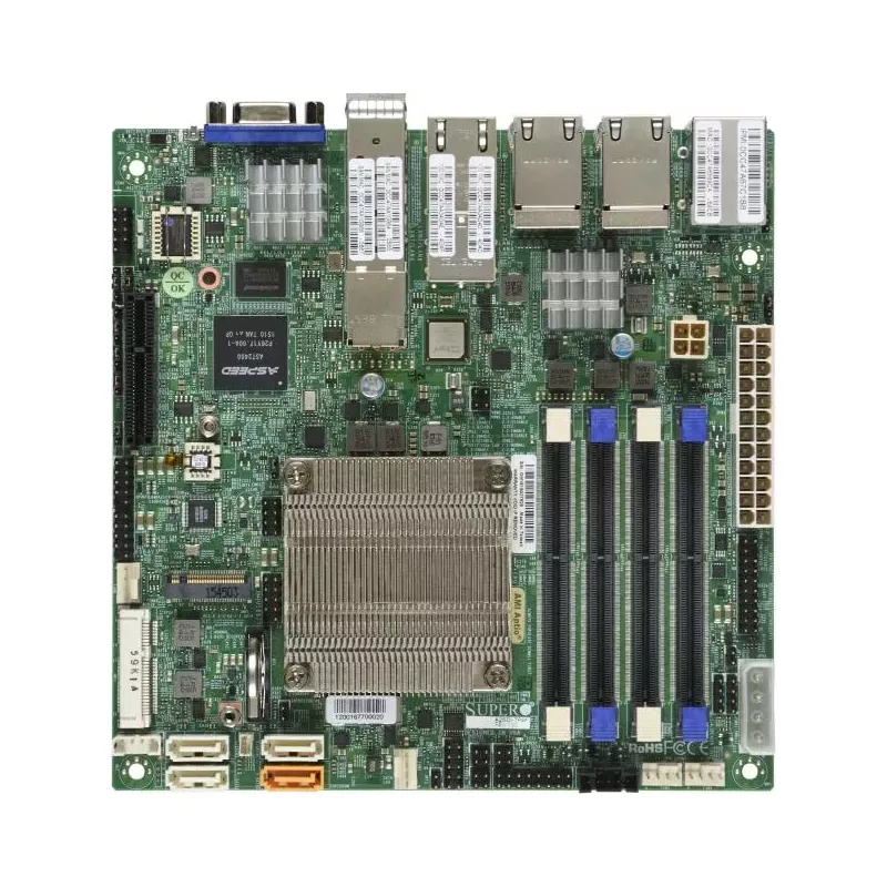 MBD-A2SDI-16C-TP8F-B Supermicro A2SDi-16C-TP8F-Embedded Mini-ITX-C3000 Atom SoC-ECC DDR4