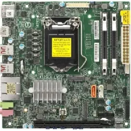 Supermicro X12SCV-LVDS mITX S1200 2xDDR4 SODIMM 2xLAN 1GB 