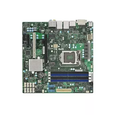 Supermicro X11SAE-M uATX S1151 4xDDR4 UDIMM SATA M2 2xLAN 1GB