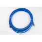 CBL-NTWK-0609 Supermicro RJ45 CAT6A 550MHz Rated Blue 15 FT Patch Cable- 24AWG