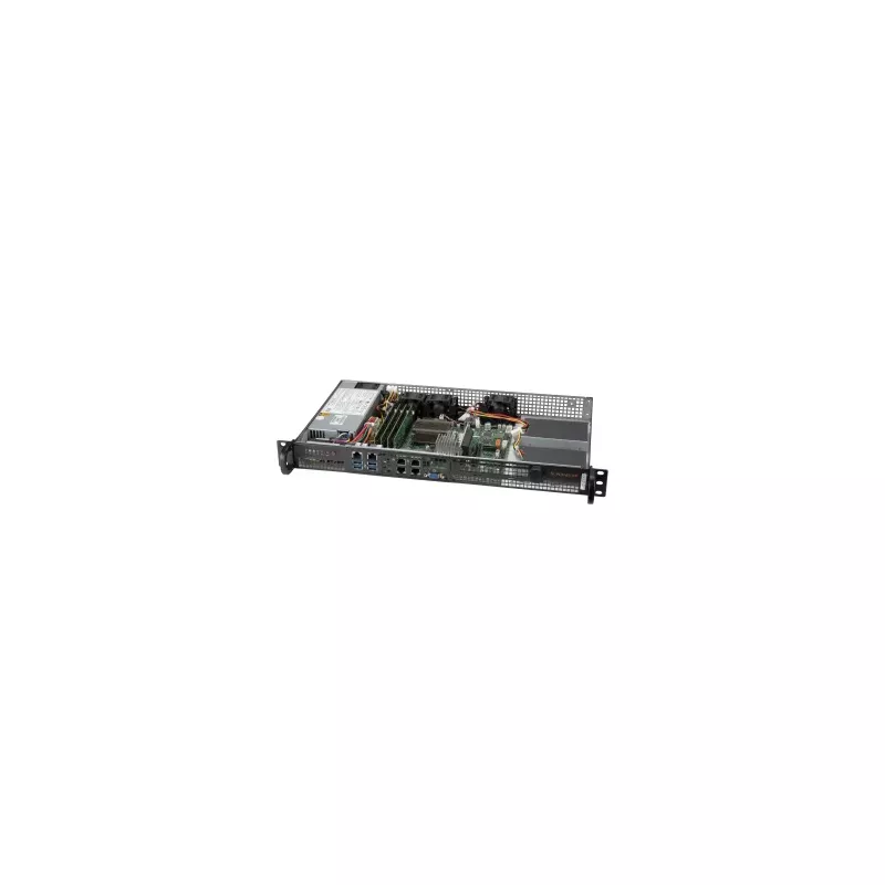 SYS-5019A-FN5T Supermicro Embedded 1U- Denverton- A2SDV-16C-TLN5F   CSE-505-203B