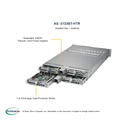 Supermicro AS -2123BT-HTR Système Supermicro CPU AMD AS -2123BT-HTR 5 700,00 $