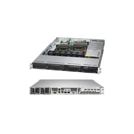 CSE-815TQC-R706CB Supermicro 1U Standard SC815TQC Chassis- SAS3 BPN- w- Redundant 750W