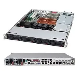 CSE-815TQ-R500CB Supermicro 1U Standard SC815TQ W- Redundant 500W