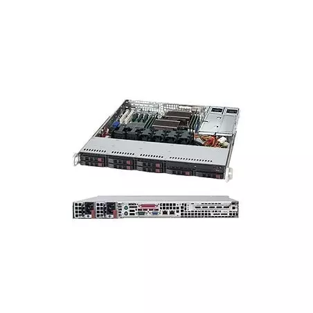 CSE-113TQ-R500CB Supermicro Black 1U SC113 Standard Chassis w-Redundant 500W