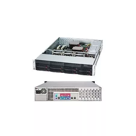 CSE-825TQ-600LPB Supermicro Black 2U SC825TQ LP W- 600W TQ BPN