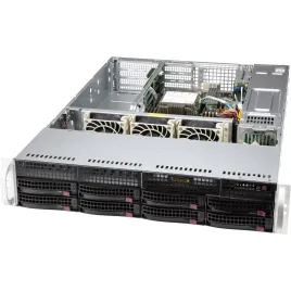  Supermicro CSE-825BTQC-R609WB CSE-825BTQC-R609WB - Black 2U SC825BTQC SAS3 WIO chassis w/ Red. 600W 767,41 $