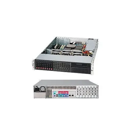 CSE-213LT-600LPB Supermicro Black 2U Low Cost SC213L LP Chassis W- 600W