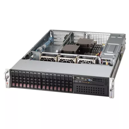 CSE-213BAC8-R1K23WB Supermicro -NR-Black2U SC213B WIO Chassis w- SAS3 BPN-Redundant1200WPWS