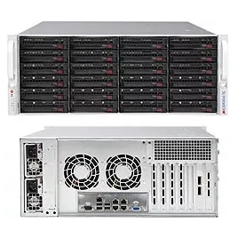 CSE-846BE2C-R1K23B Supermicro Black 4U SC846B w- SAS3 Dual EXP- 1200W PWS-RoHS