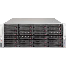 Supermicro 4U SC846BE1C-R1K03JBOD 2xPWS-1K03A-1R 24x 3.5" hot-swap 